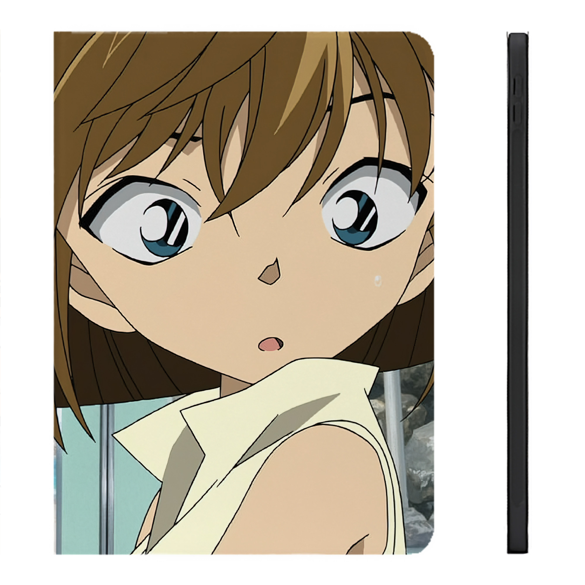 （画像用） 名探偵コナン Detective Conan IPadケース ペンホルダー付き ブックスタイルデザイン